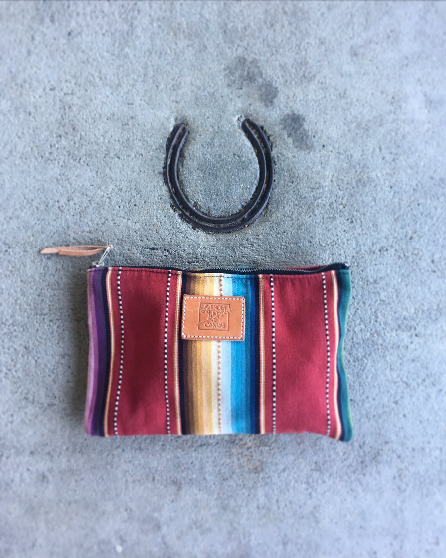 Red Sarape Pouch