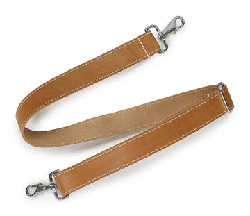 Adjustable Leather Shoulder Strap || Saddle Leather